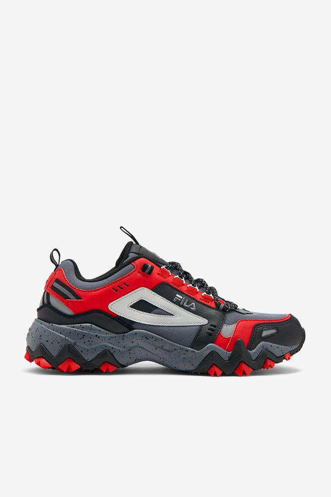 Fila Sneakers Mens Black/Red - Oakmont Tr - Philippines 4738625-FJ